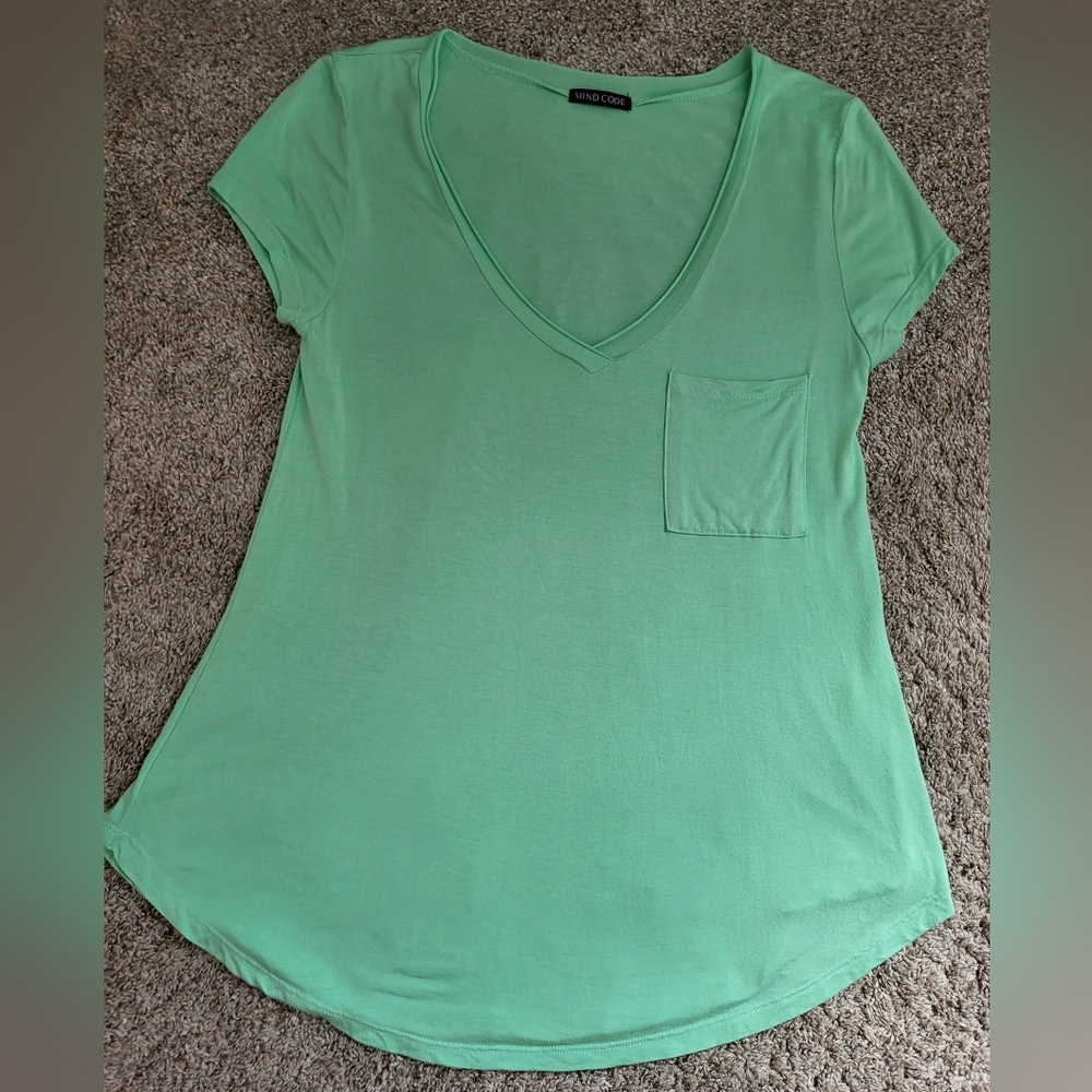 V-Neck T shirt, Soft And Drapey